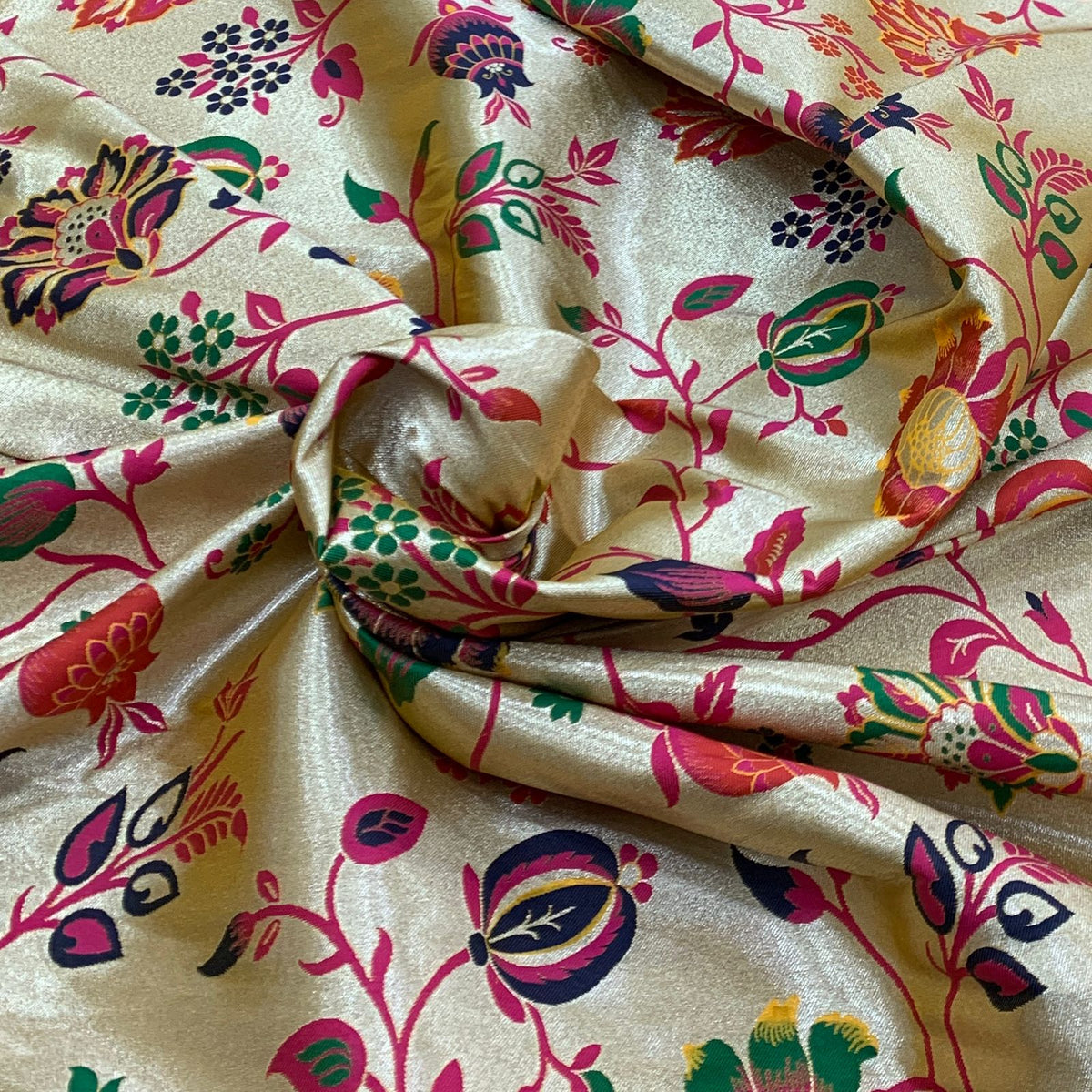 Multicolor Paithani Brocade