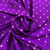 Purple Silk Brocade Meenakari Textured