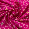 Pink Dupion Silk Brocade Jal Meenakari