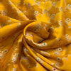 Yellow Dupion Silk Brocade Jal Meenakari