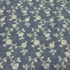 Grey Jal Silk Brocade