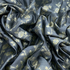 Grey Jal Silk Brocade