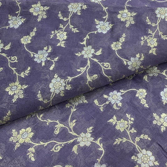 Lavender Silk Brocade