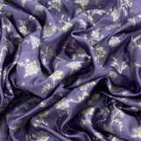 Lavender Silk Brocade