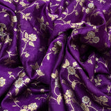 Purple Silk Brocade