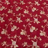 Red Silk Brocade