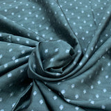 Dark Grey Dupion Silk Brocade