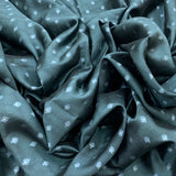 Dark Grey Dupion Silk Brocade