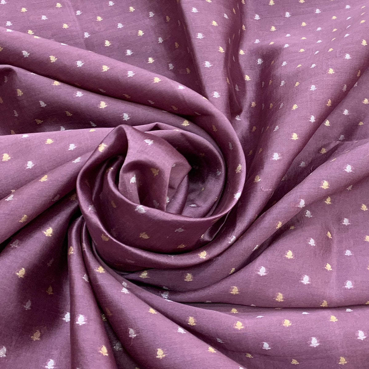 Onion Pink Dupion Silk Brocade