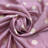 Onion Pink Dupion Silk Brocade