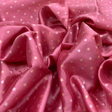 Pink Dupion Silk Brocade