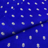 Royal Blue Silk Brocade