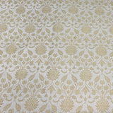 Cream Silk Brocade