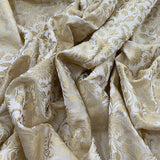 Cream Silk Brocade