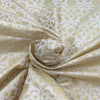 Cream Silk Brocade