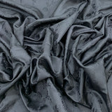 Black Silk Brocade