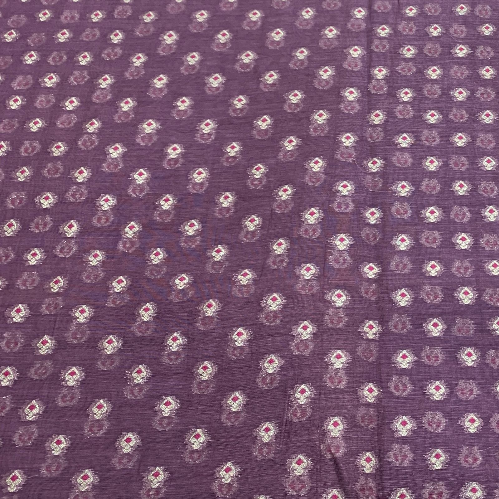 Light Purple Chanderi Brocade