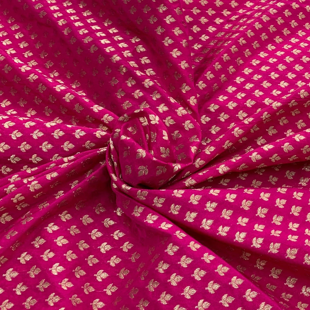 Pink Silk Brocade