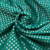 Green Silk Brocade