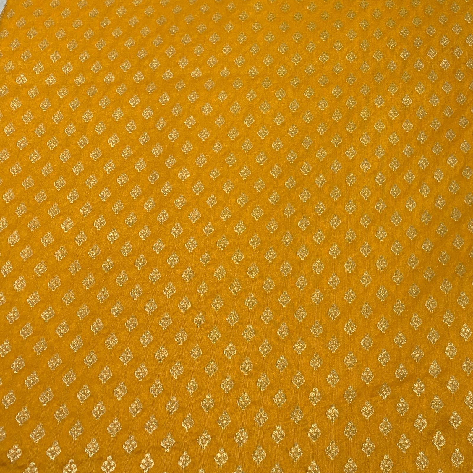 Yellow Silk Brocade