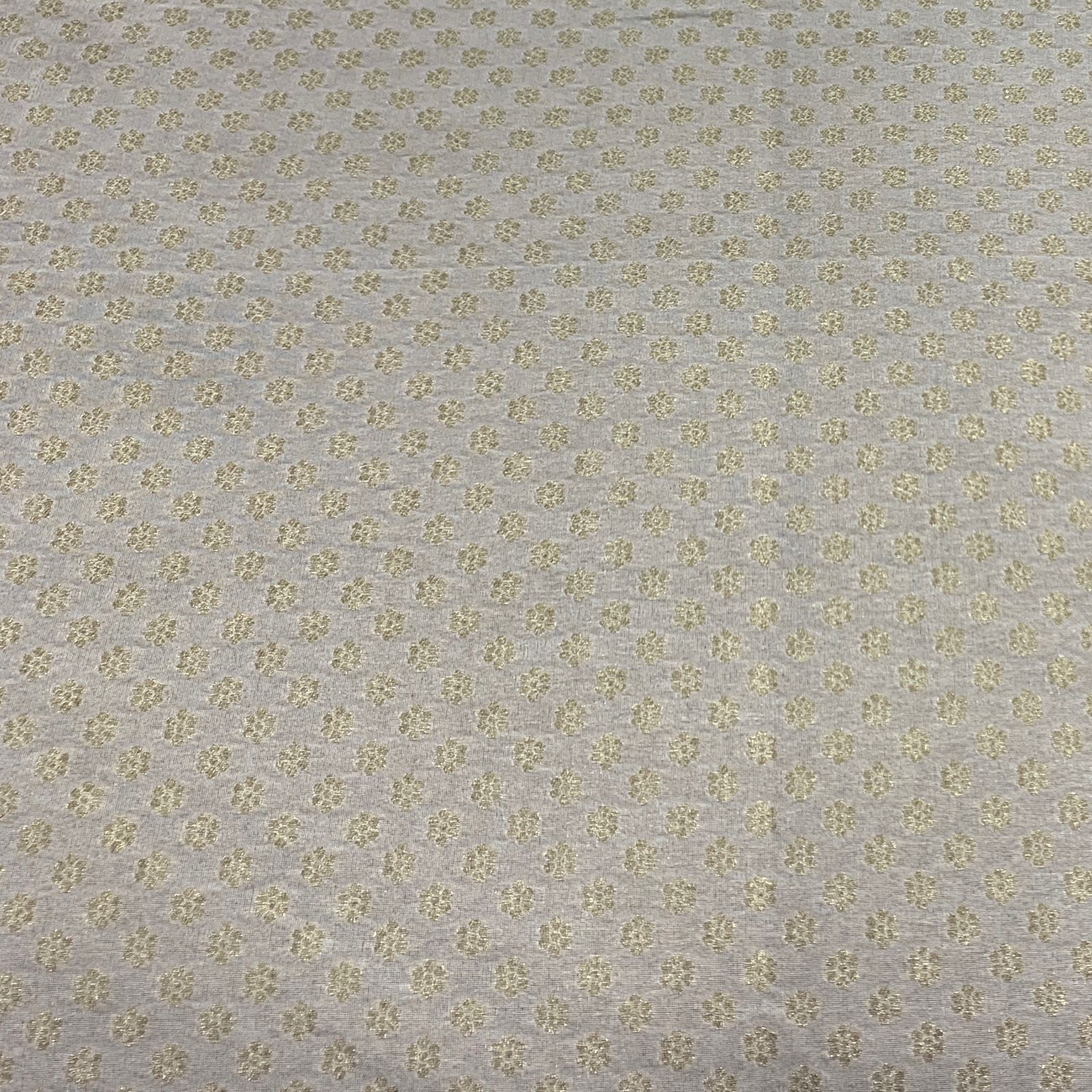 Beige Silk Brocade