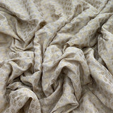 Beige Silk Brocade