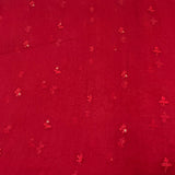 Red Pure Organza Embroidery