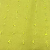 Lime Green Pure Organza Embroidery