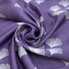 Lavender Floral Chanderi Printed