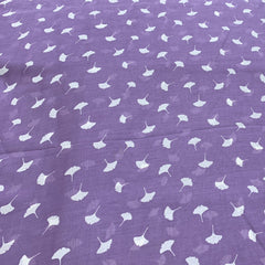 Lavender Floral Chanderi Printed