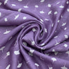 Lavender Floral Chanderi Printed