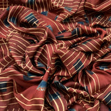 Maroon Ajrakh Print