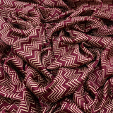 Maroon Zig Zag