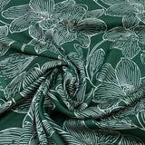 Green Jal Flower Print