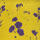 Yellow Flower Print