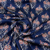 Blue Flower Print