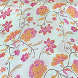 Cream Flower Jal Print