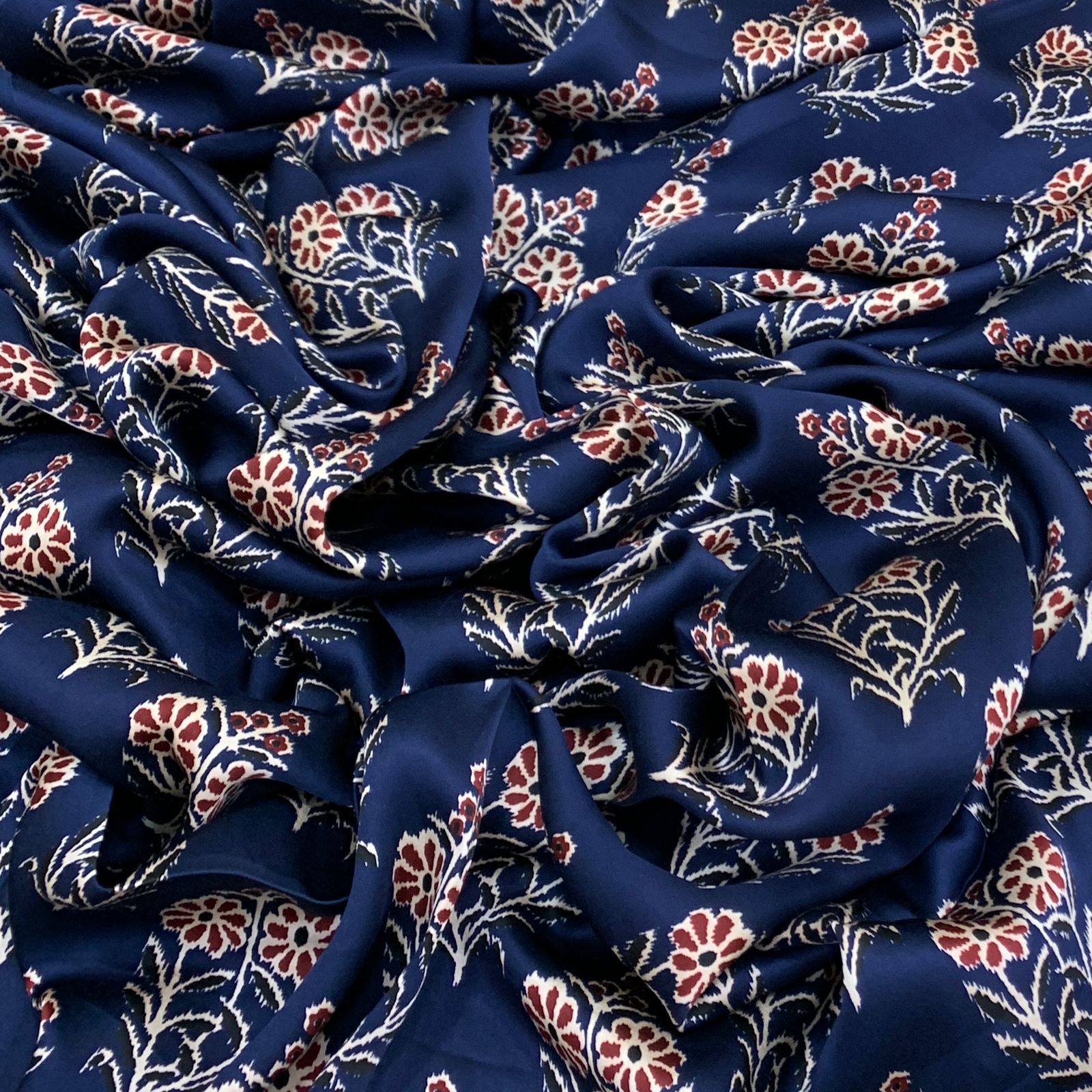 Blue Flower Print