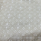 Beige Tussar Embroidery