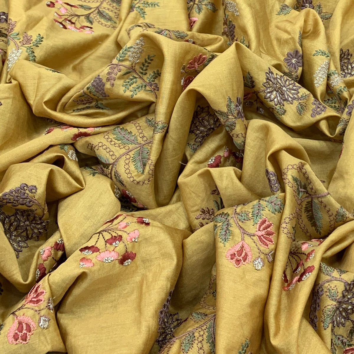 Yellow Flower Embroidery