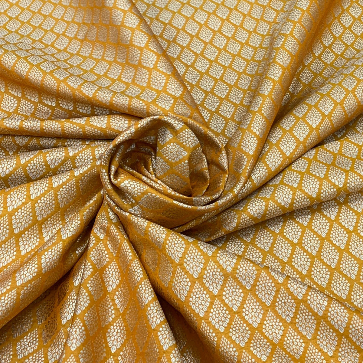 Yellow Silk Brocade