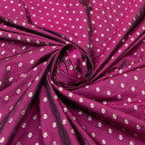 Magenta Silk Brocade