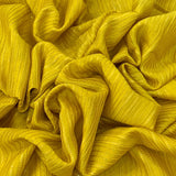 Slub Silk Yellow Colour Embroidery