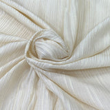 Slub Silk Off White Colour Embroidery