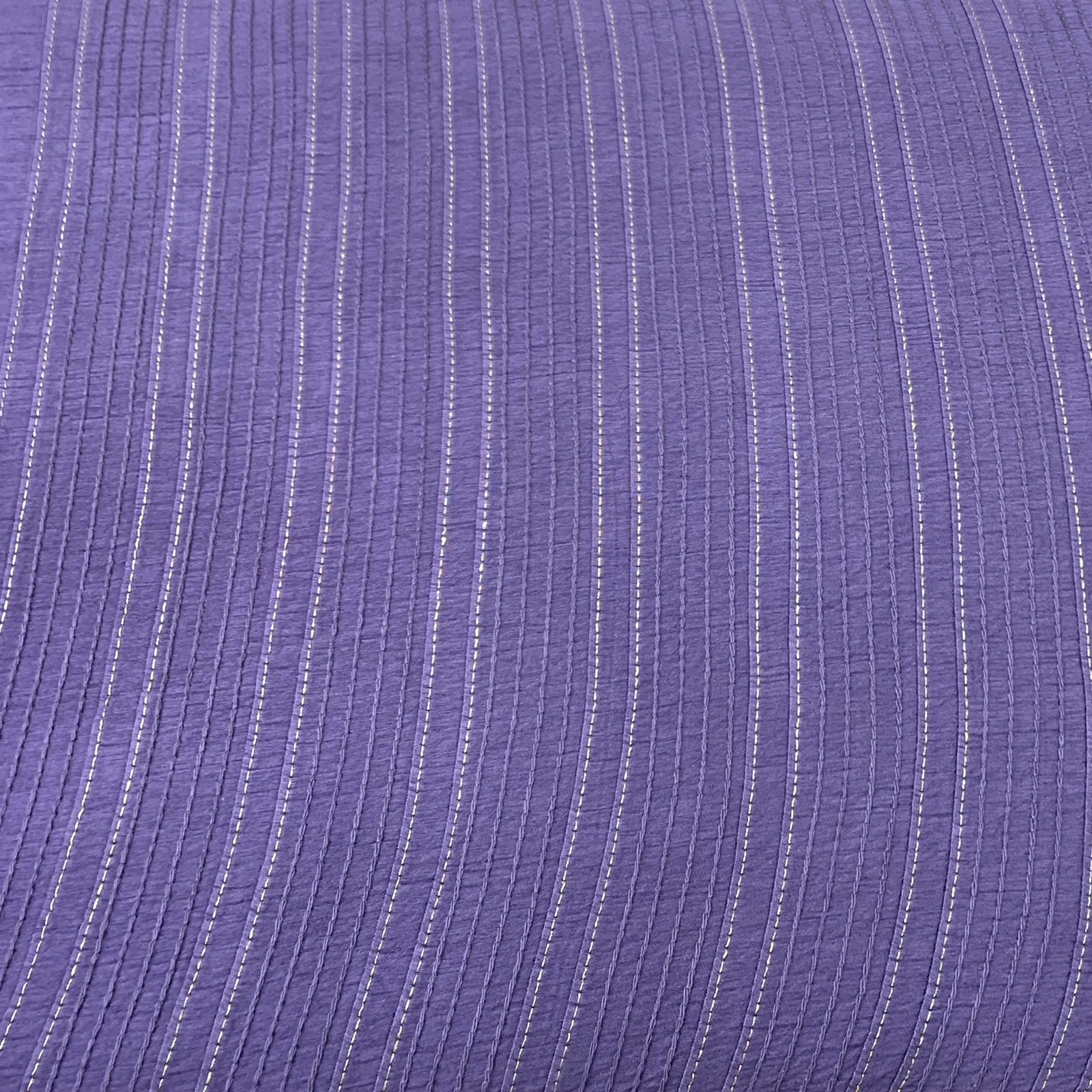 Slub Silk Lavender Colour Embroidery