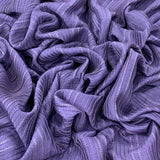 Slub Silk Lavender Colour Embroidery