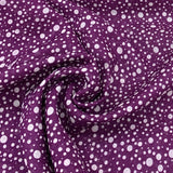 Gauge Linen Purple Dotted Print