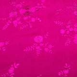 Slub Silk Pink Colour Embroidery