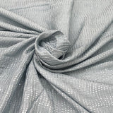 Pastel Blue Slub Silk Embroidery