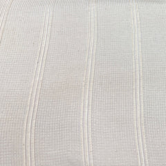 Cream Slub Silk Pintex Embroidery